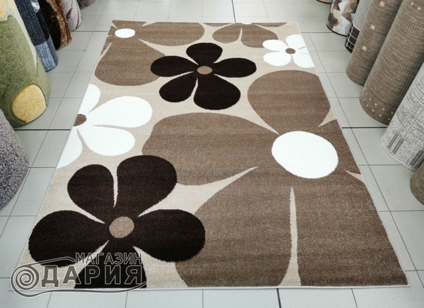 Тъкан килим MAGNOLIA 801 d.beige/brown